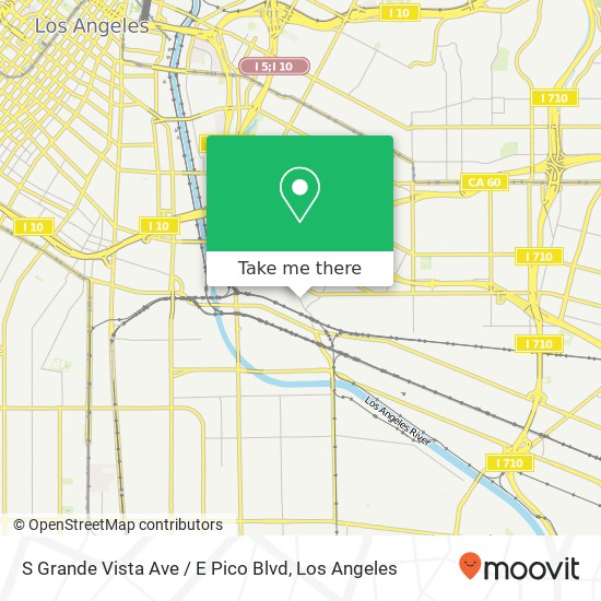 S Grande Vista Ave / E Pico Blvd map