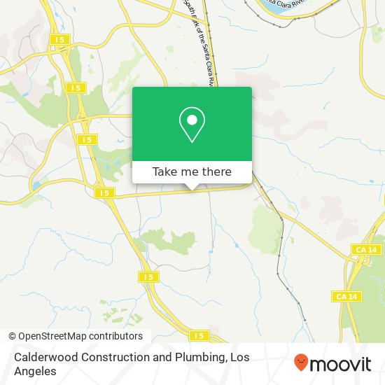 Calderwood Construction and Plumbing map