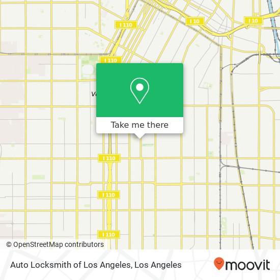 Mapa de Auto Locksmith of Los Angeles