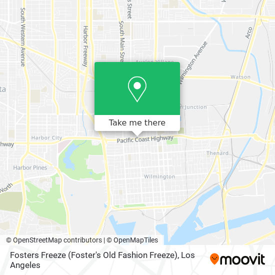 Fosters Freeze (Foster's Old Fashion Freeze) map