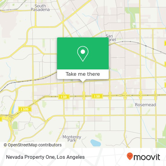 Nevada Property One map