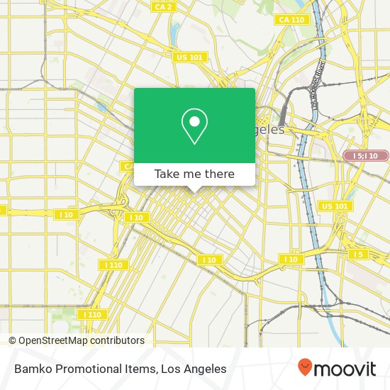 Bamko Promotional Items map