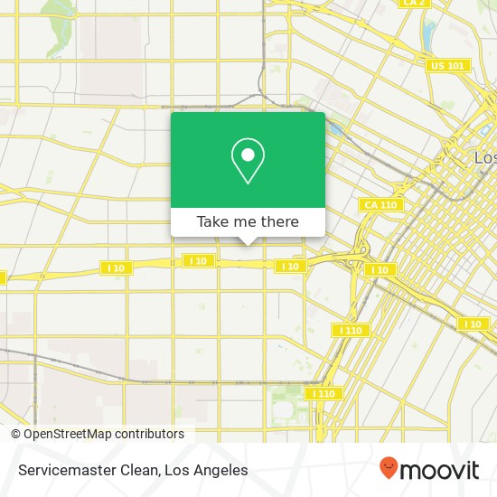 Servicemaster Clean map