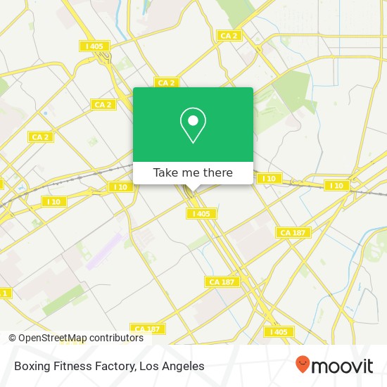 Mapa de Boxing Fitness Factory