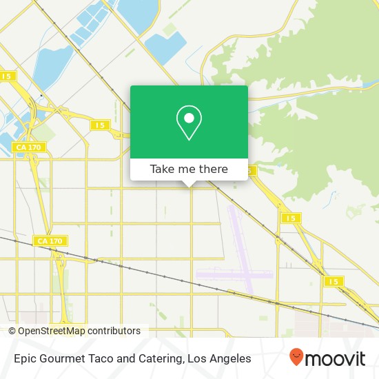 Mapa de Epic Gourmet Taco and Catering