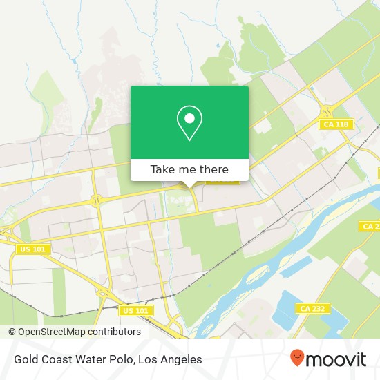 Gold Coast Water Polo map