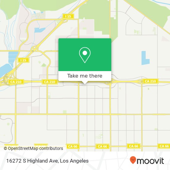 16272 S Highland Ave map