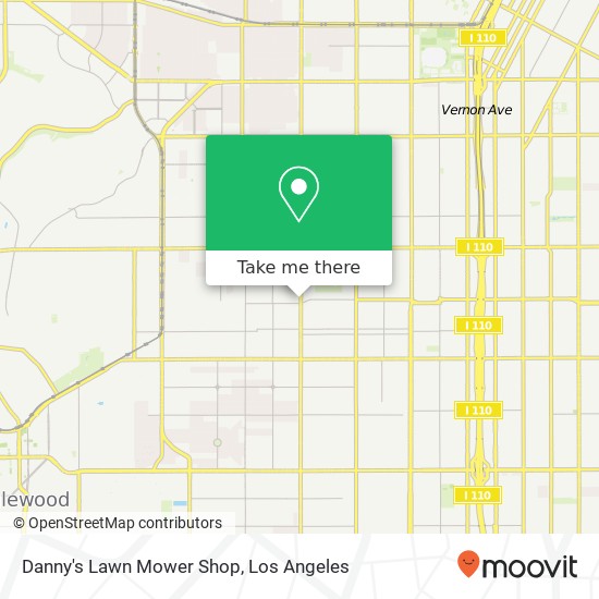 Mapa de Danny's Lawn Mower Shop