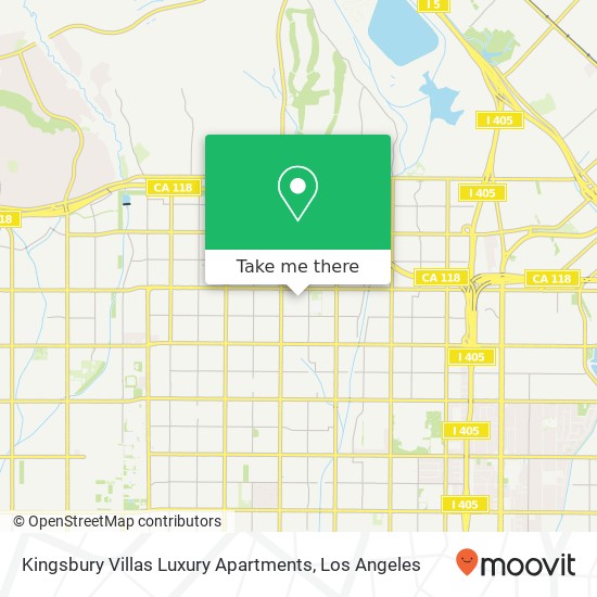 Kingsbury Villas Luxury Apartments map