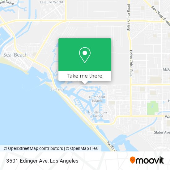 3501 Edinger Ave map
