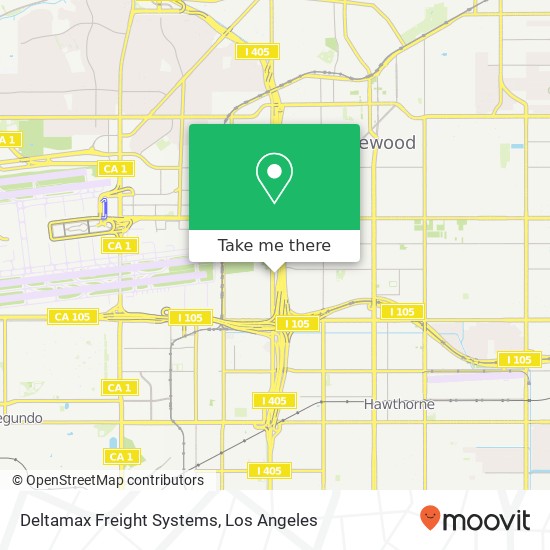 Mapa de Deltamax Freight Systems