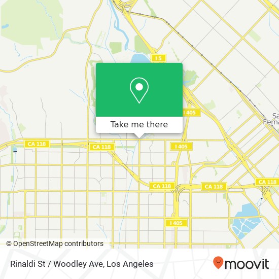 Rinaldi St / Woodley Ave map