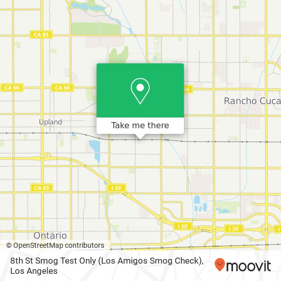 Mapa de 8th St Smog Test Only (Los Amigos Smog Check)