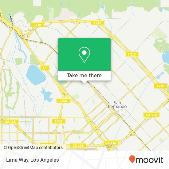 Lima Way map