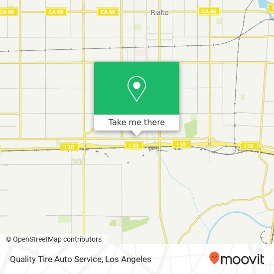 Quality Tire Auto Service map