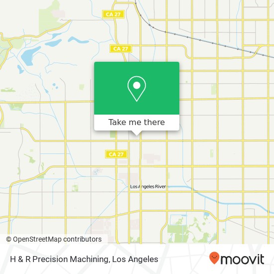 Mapa de H & R Precision Machining