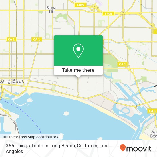 Mapa de 365 Things To do in Long Beach, California