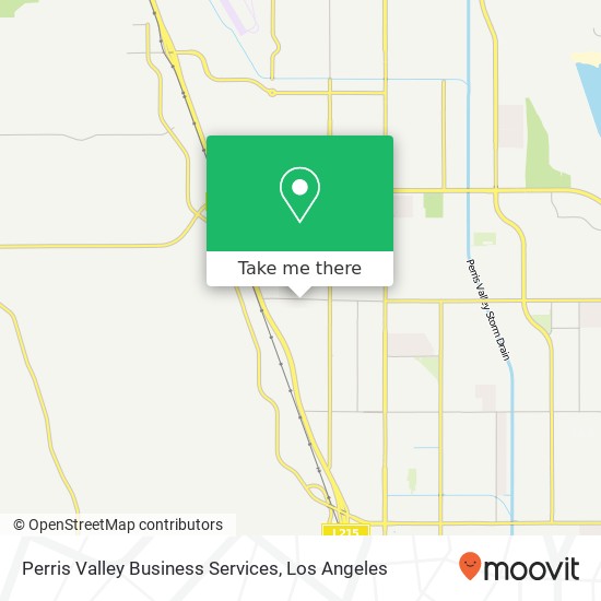 Perris Valley Business Services map