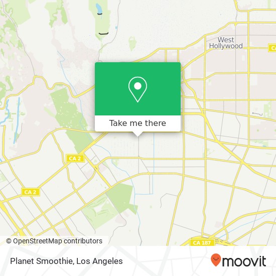Planet Smoothie map