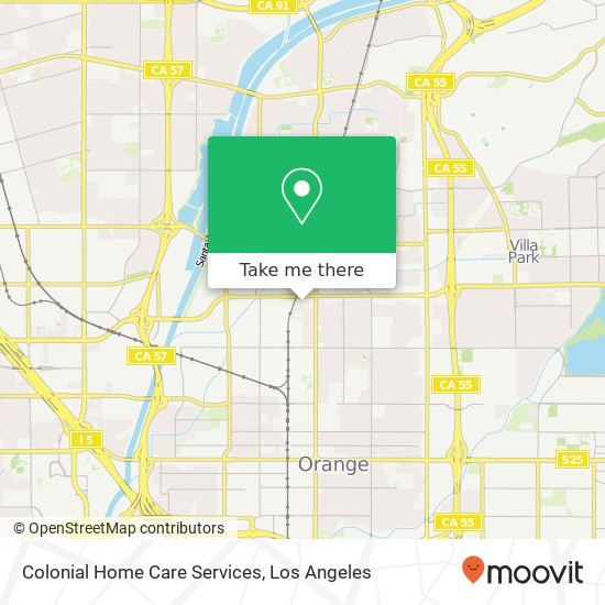 Colonial Home Care Services map