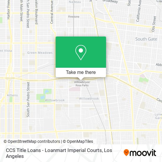 CCS Title Loans - Loanmart Imperial Courts map