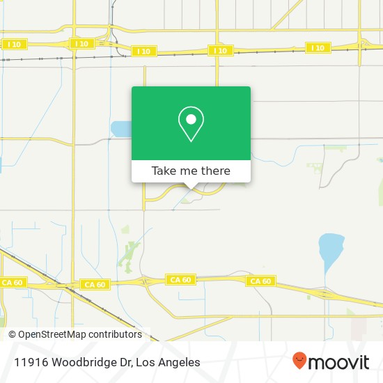 11916 Woodbridge Dr map