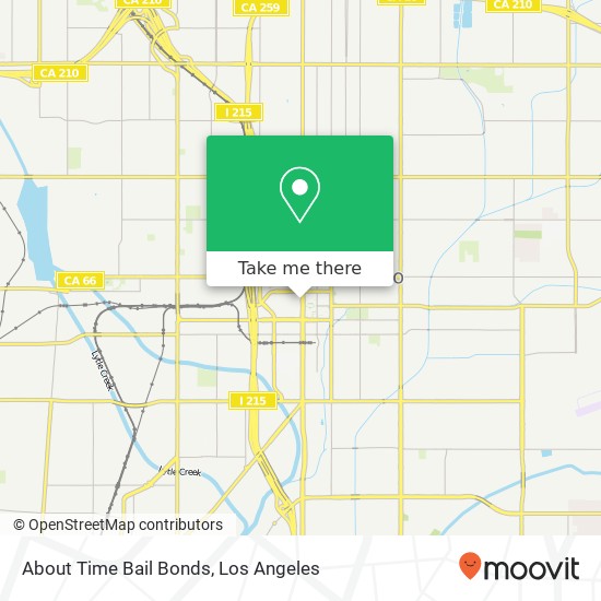 About Time Bail Bonds map