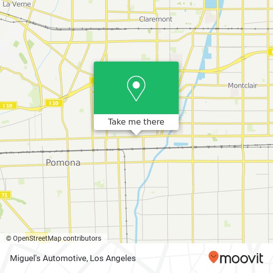 Miguel's Automotive map