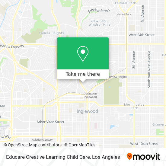 Educare Creative Learning Child Care map