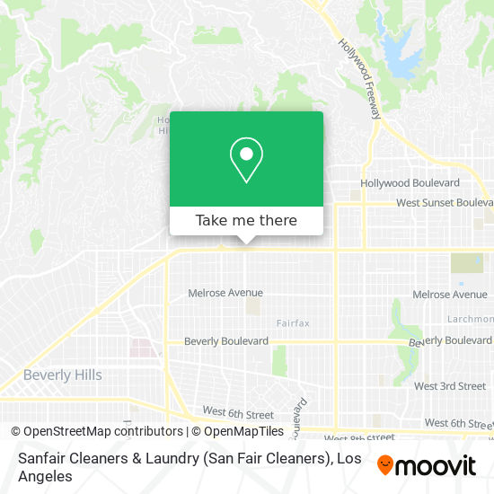 Sanfair Cleaners & Laundry (San Fair Cleaners) map