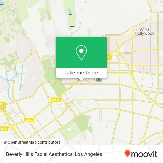 Mapa de Beverly Hills Facial Aesthetics