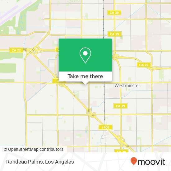 Rondeau Palms map