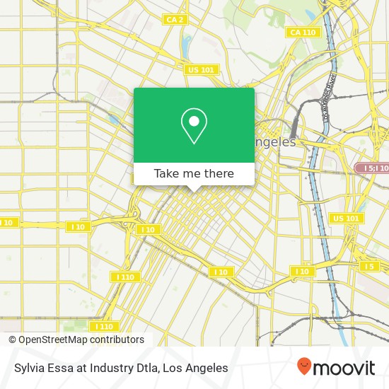 Mapa de Sylvia Essa at Industry Dtla