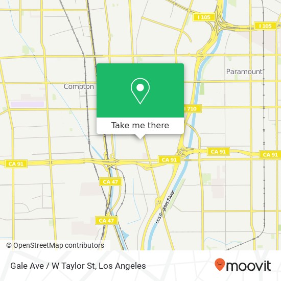 Gale Ave / W Taylor St map