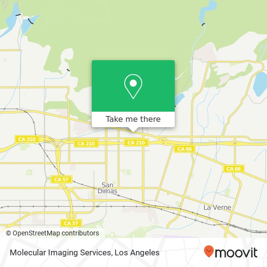 Molecular Imaging Services map