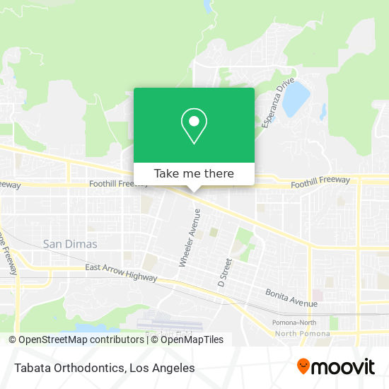 Tabata Orthodontics map