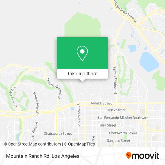 Mapa de Mountain Ranch Rd