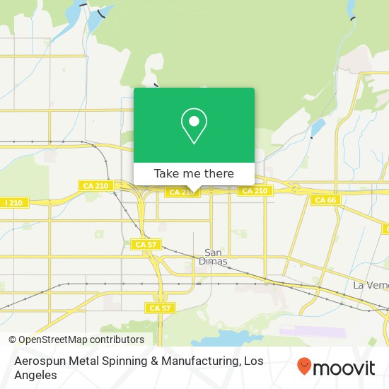 Aerospun Metal Spinning & Manufacturing map