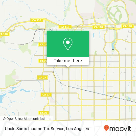 Mapa de Uncle Sam's Income Tax Service
