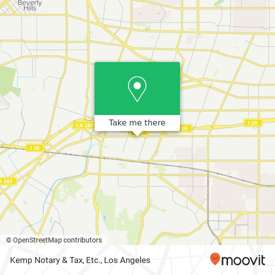 Kemp Notary & Tax, Etc. map