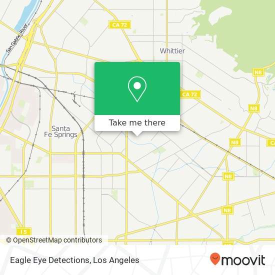 Mapa de Eagle Eye Detections