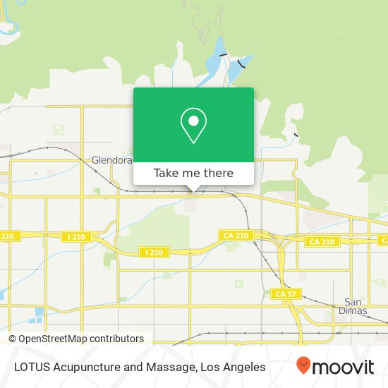 LOTUS Acupuncture and Massage map