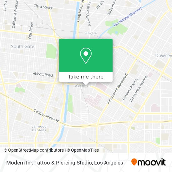 Modern Ink Tattoo & Piercing Studio map