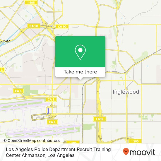 Los Angeles Police Department Recruit Training Center Ahmanson map