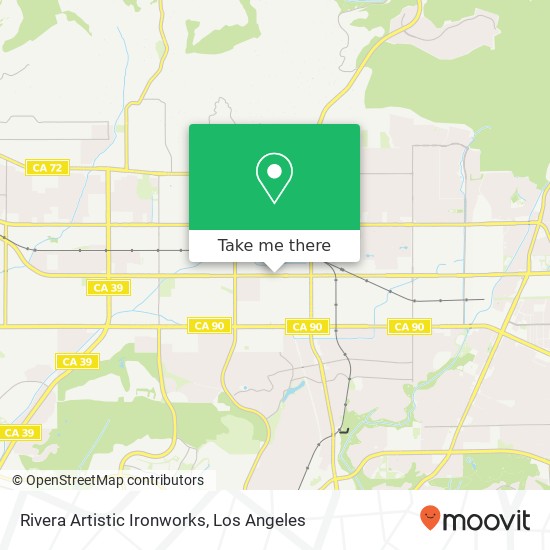 Rivera Artistic Ironworks map