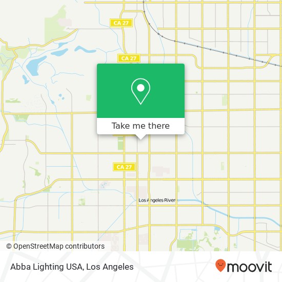 Mapa de Abba Lighting USA