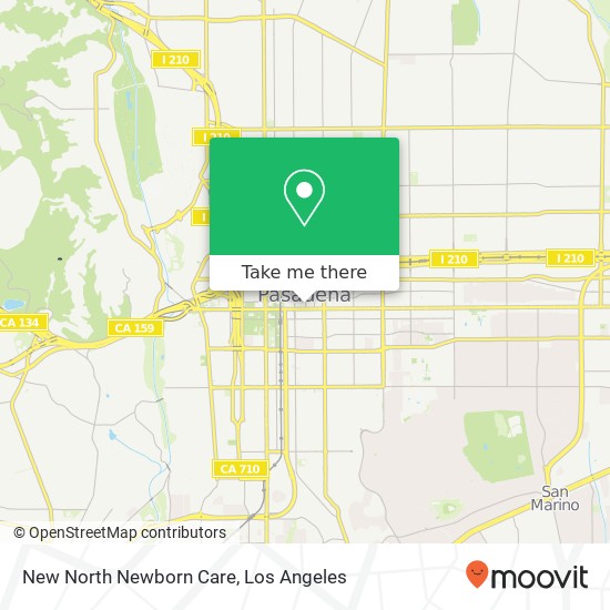 Mapa de New North Newborn Care