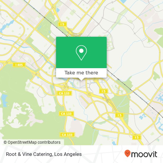 Root & Vine Catering map