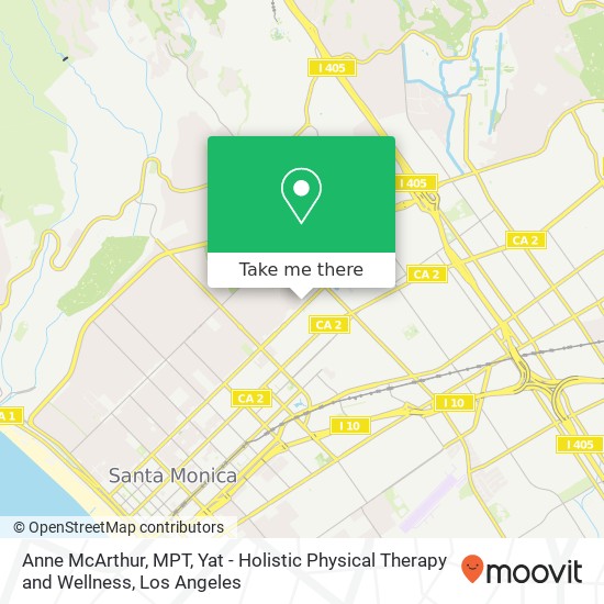 Anne McArthur, MPT, Yat - Holistic Physical Therapy and Wellness map