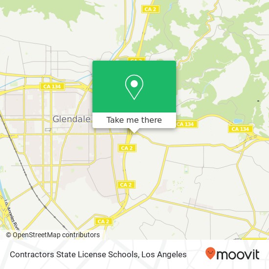 Contractors State License Schools map